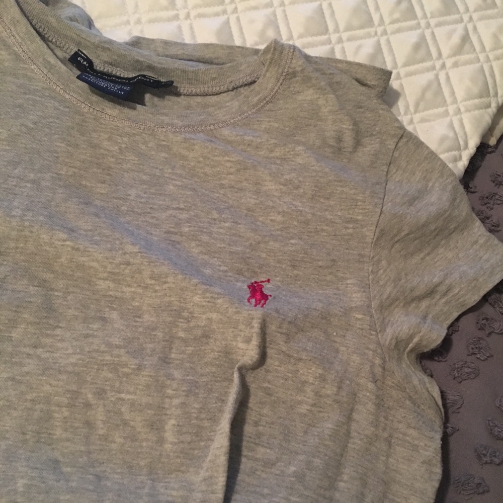 Gray Ralph Lauren Casual T shirt